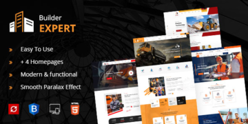 Builder Expert (v1.4) Construction and Architecture WordPress Theme Nulled